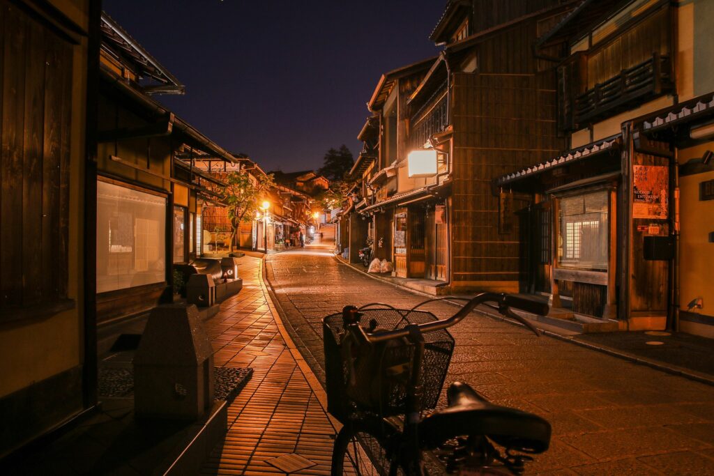 夜の街並み