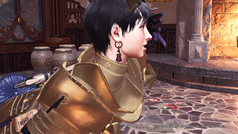 EXインゴット装備βのピアス