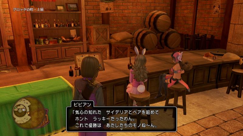 ビビアン「気心の知れたサイデリアとペアを組めて、ホント、ラッキーだったわん。
これで優勝はあたしたちのモノね～ん」