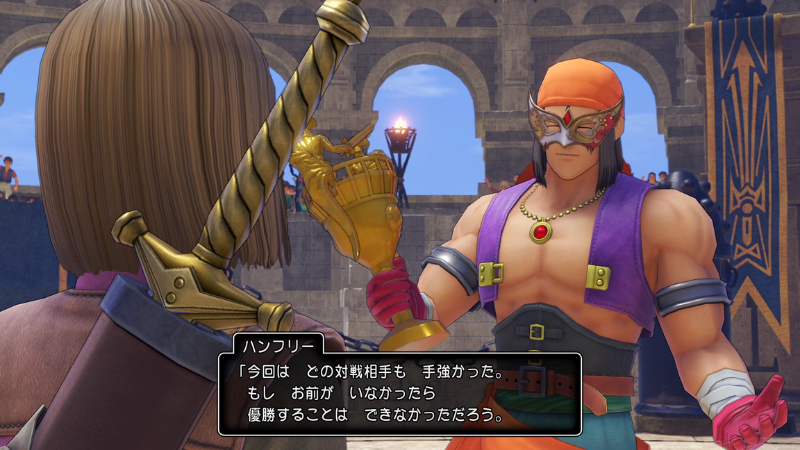 ハンフリー「今回は、どの相手も手強かった。
もしお前がいなかったら、優勝することはできなかっただろう」