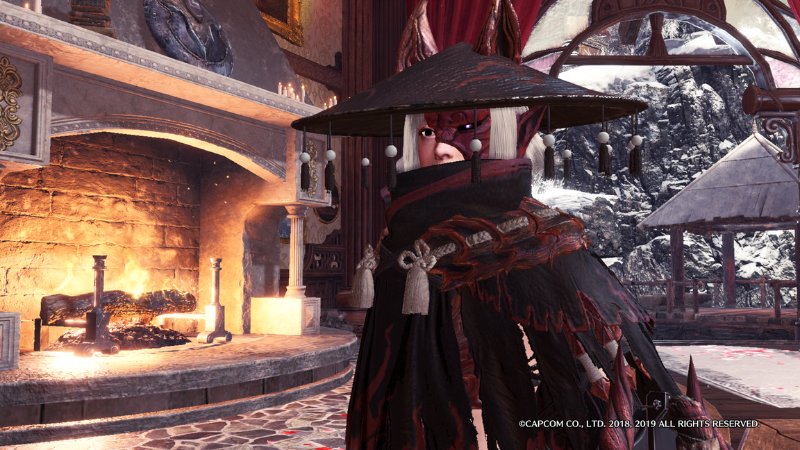 EXガロンβ装備、顔のアップ