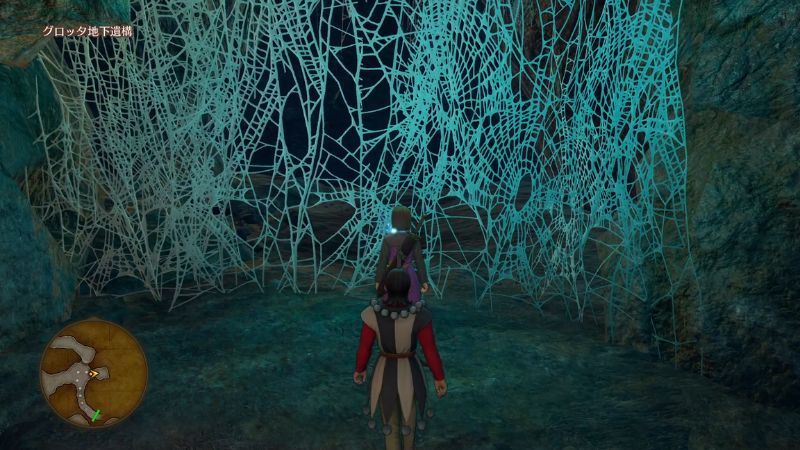 グロッタ地下遺構の採取ポイント