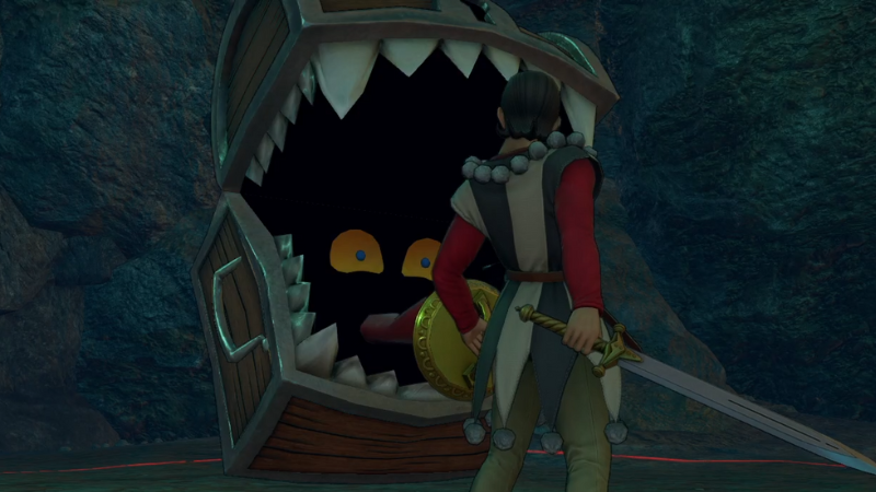 ひとくいばこ、痛恨の一撃の顔