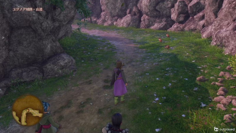 ん……? ユグノア城跡・山道