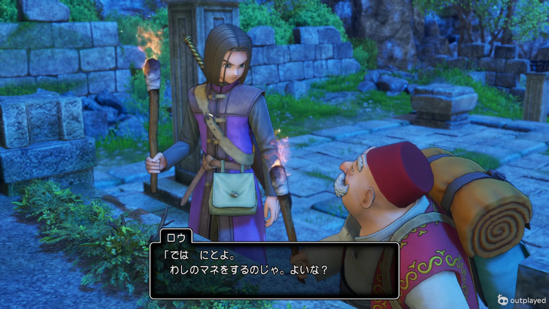 QTE始まるかと思った ロウ「では、にとよ。
わしのマネをするのじゃ。よいな?」
