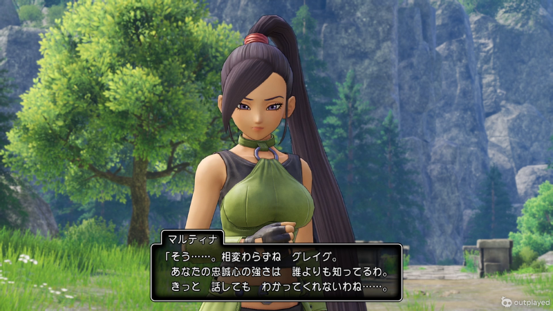 マルティナ「そう……。相変わらずねグレイグ。
あなたの忠誠心の強さは、誰よりも知ってるわ。きっと話してもわかってくれないわね……」