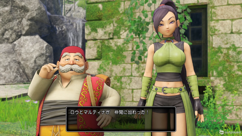 ロウとマルティナが仲間になった！