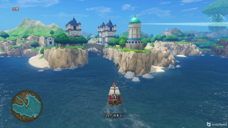 海側から見たソルティコの水門