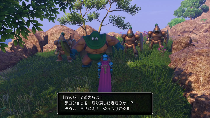 ＊「なんだ、てめえらは！
黒コショウを取り戻しにきたのか！？
そうはさせねえ！　やっつけてやる！」